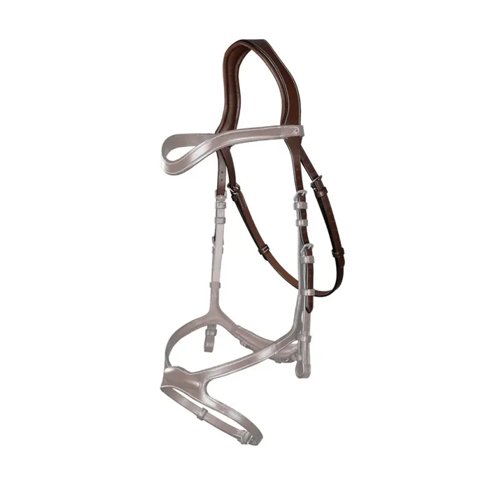 1-branch equestrian headband with throat support Dy‘on