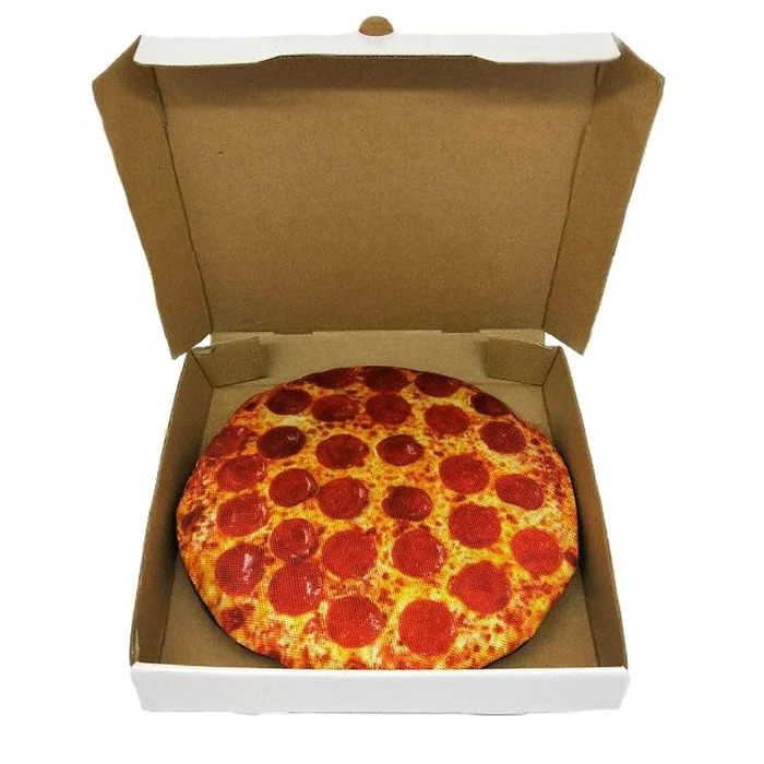 10″ Pizza Plush Toy from Fab Dog