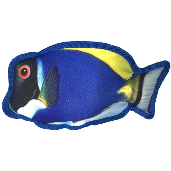 10″ Tropical Blue Tang Dog Fish Toy