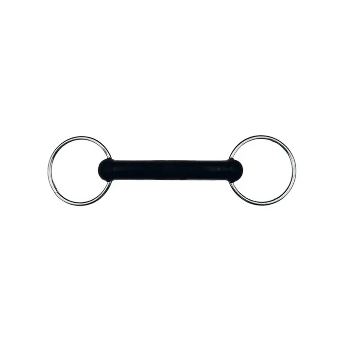 2 ring bit for straight rubber horse Feeling [Size 135 mm]