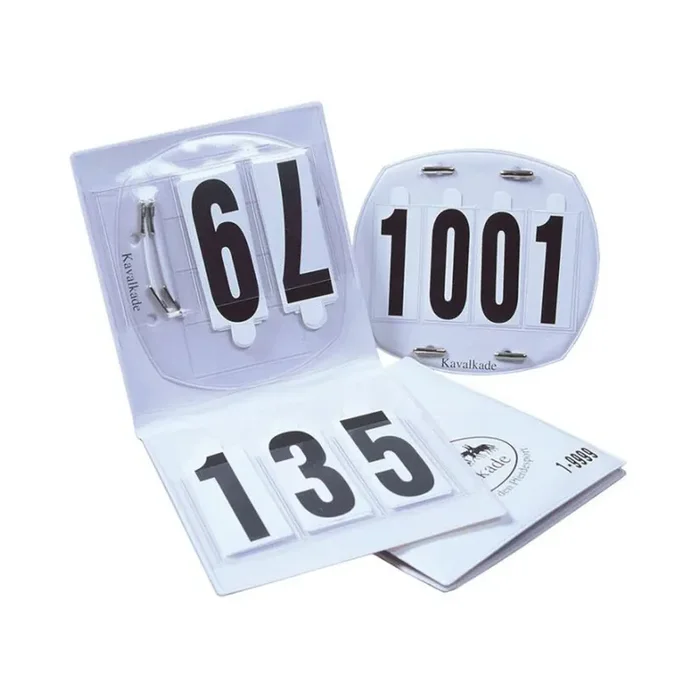 4-digit horse riding number holder Kavalkade