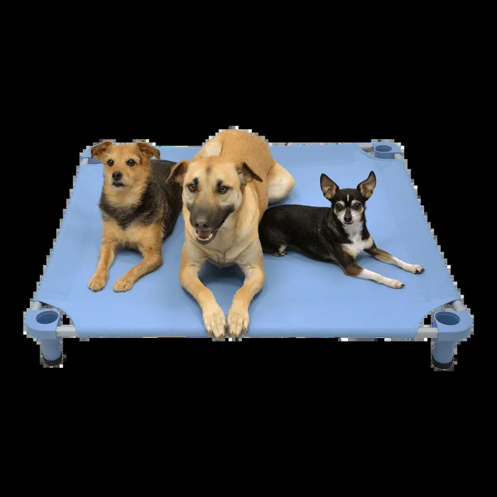 4Legs4Pets Solid Color Premium Weave Dog Cot – Sistine Blue