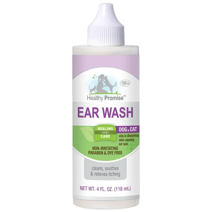 4PAWS EAR WASH DOGS 4oz