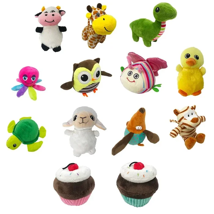 6″ Mini Animal Dog Toy Collection