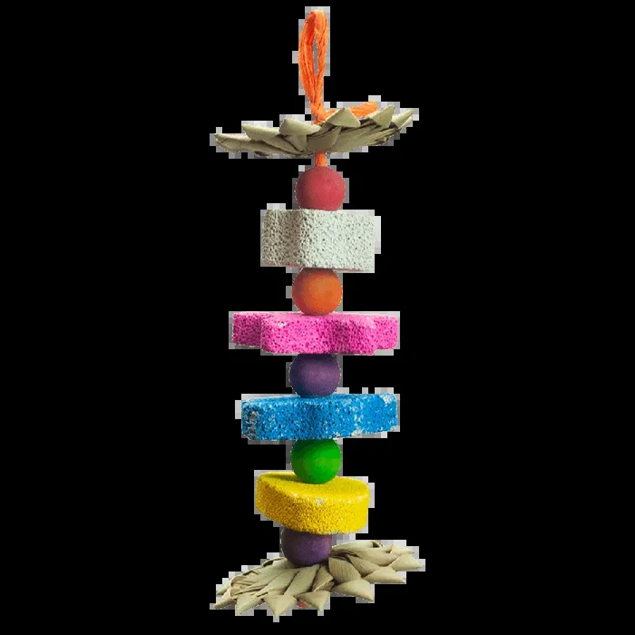 A & E Cage Colored Pumice Star Small Animal Toy