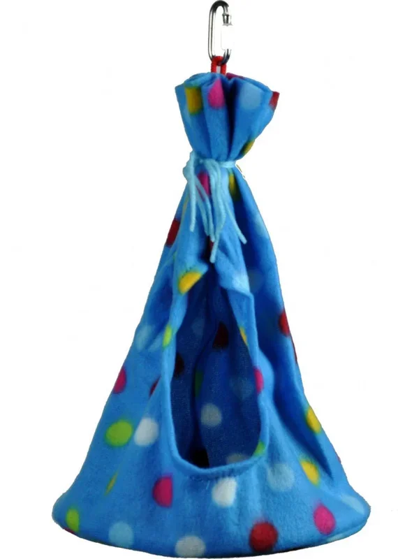 A & E Happy Beaks Fleece Teepee Bird Nest
