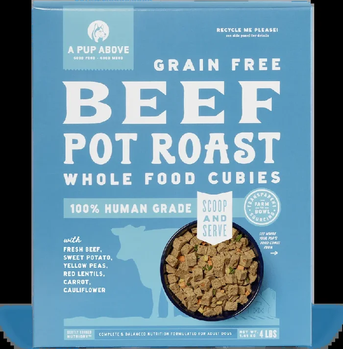 A Pup Above Beef Pot Roast Whole Food Cubies
