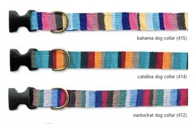 A Tail We Could Wag Collar, At The Beach – Bahama pattern