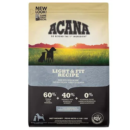Acana Dog Light & Fit 4.5 Lbs / 2 Kg