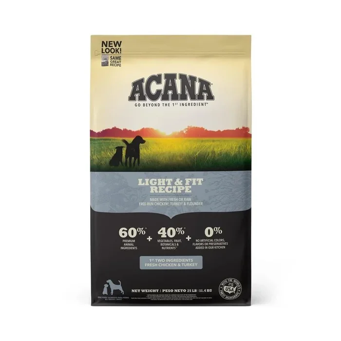 ACANA Light & Fit Formula Grain Free Dry Dog Food