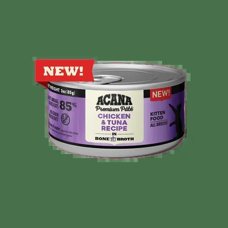 ACANA Premium Pate Chicken & Tuna Recipe Canned Kitten Food