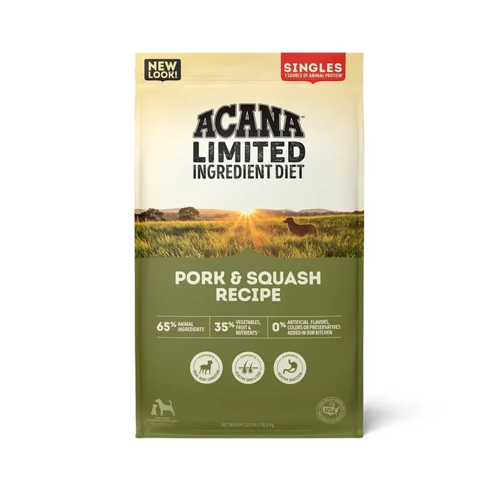 ACANA Singles Limited Ingredient Diet Pork and Squash Formula Grain Free Dry Dog Food