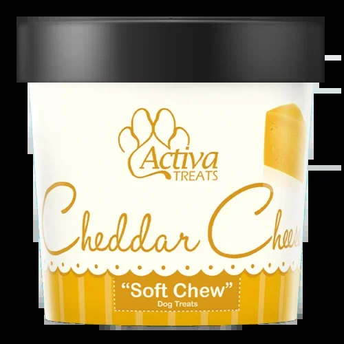 Activa Soft Chew Cheddar Cheese Dog Treats