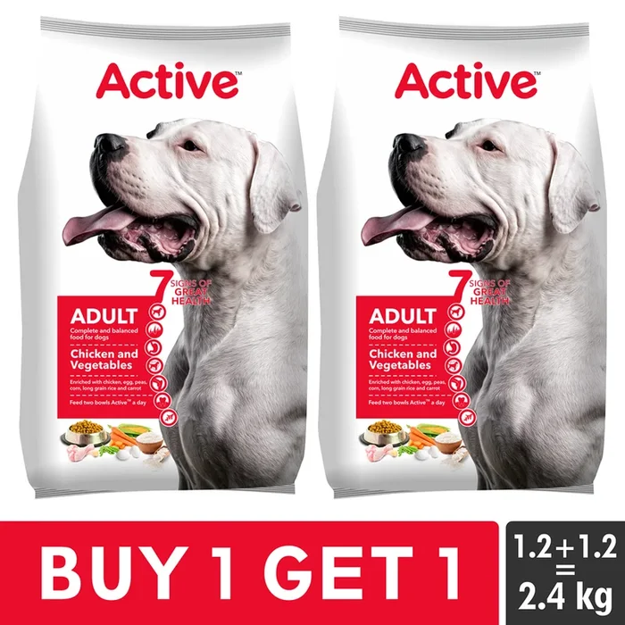 Active Chicken and Vegetables Adult Dog Dry Food
