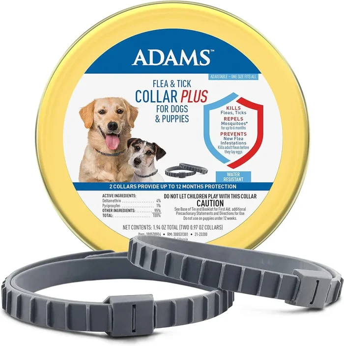 ADAMS K9 PLUS FLEA & TICK COLLAR 2PK
