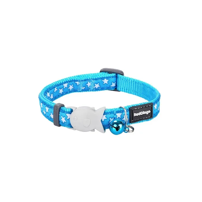 Adjustable cat collar Red Dingo [Size 12 mm x 20/32 cm]