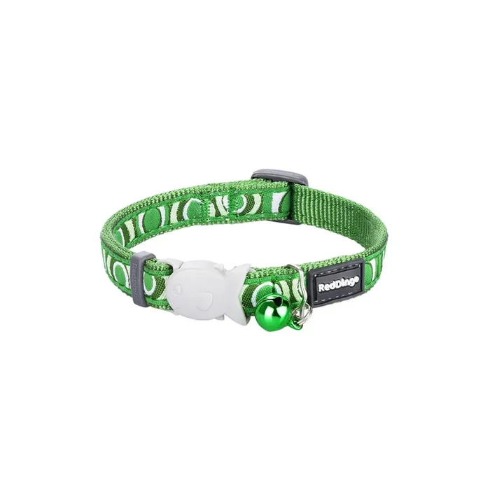 Adjustable cat collar Red Dingo [Size 12 mm x 20/32 cm]