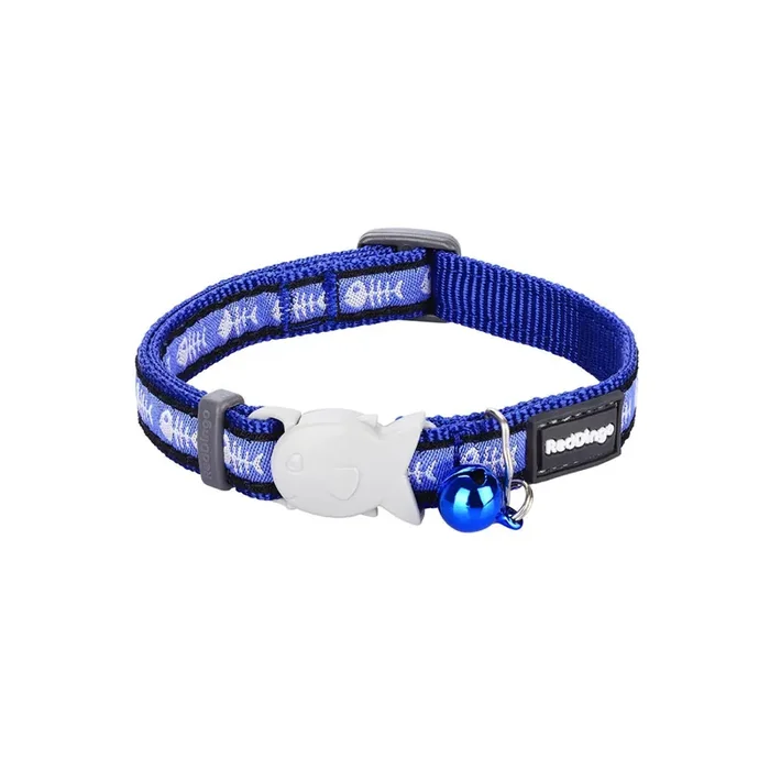 Adjustable cat collar Red Dingo [Size 12 mm x 20/32 cm]