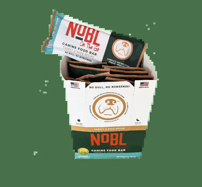 Adult Canine Food Bars: Turkey and Duck Recipe – IWB Case
