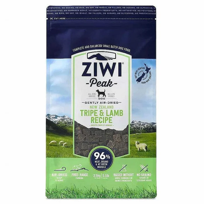 Air-Dried Tripe & Lamb Dog Food