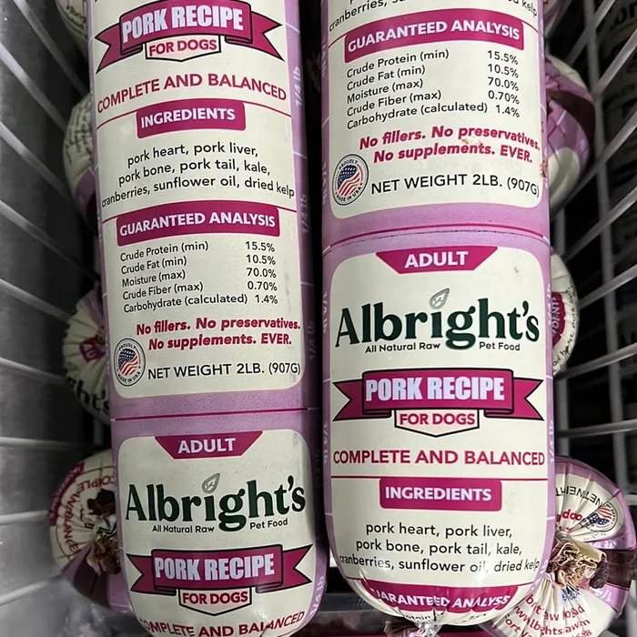 Albright’s PORK Recipe