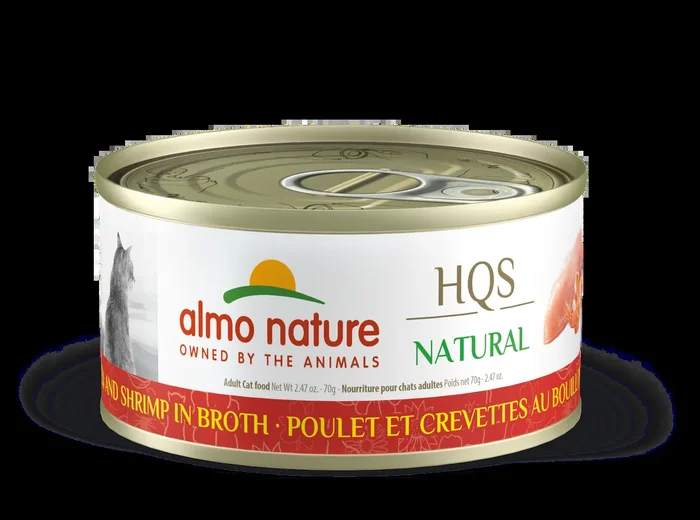 Almo Nature Natural Chicken & Shrimp Canned Cat Food
