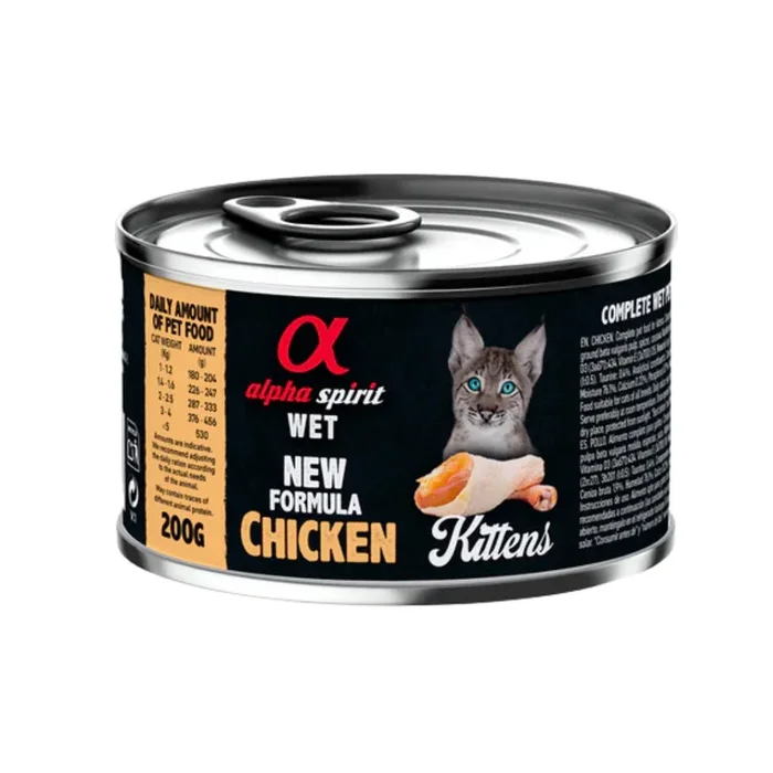 Alpha Spirit Chicken Wet Food for Kittens