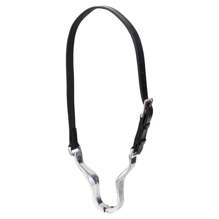 Aluminium tick collar with leather strap Premiere [Size Full]