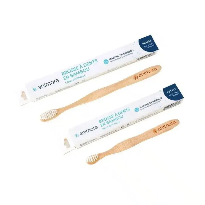 animora Bamboo Toothbrush for Pets
