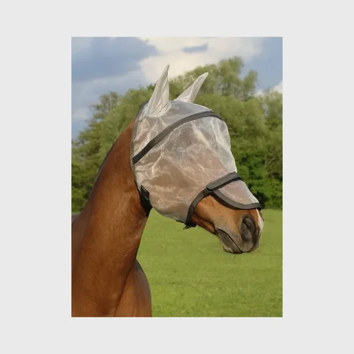 Anti-fly mask for horses Equithème Protec