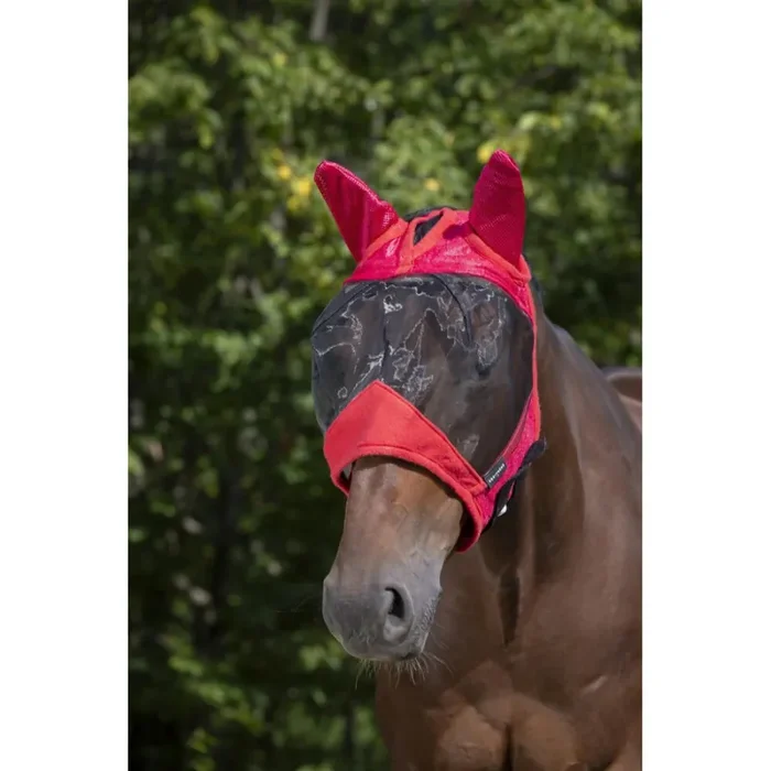 Anti-fly mask for horses Equithème SuperCut [Size Pony]