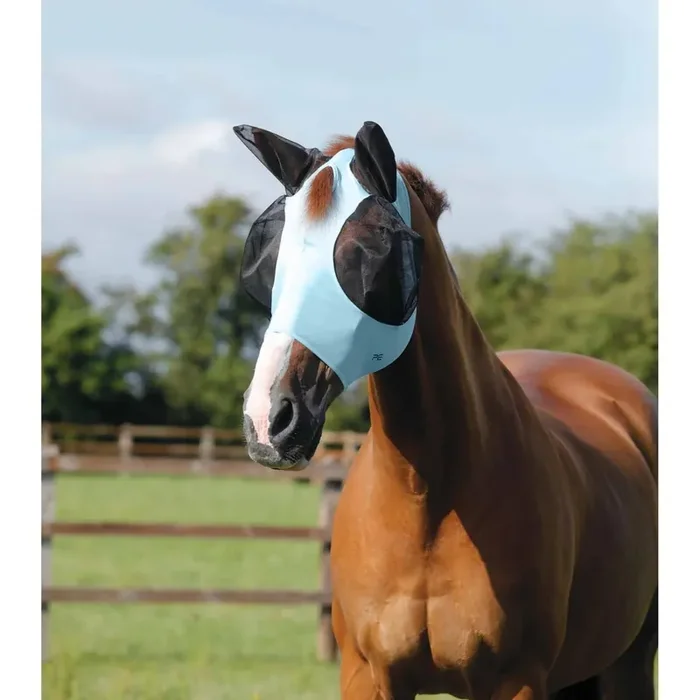 Anti-fly mask for horses Premier Equine Comfort Tech Lycra