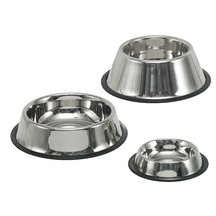 Anti-slip stainless steel dog bowls Nobby Pet [Size 950 ml]