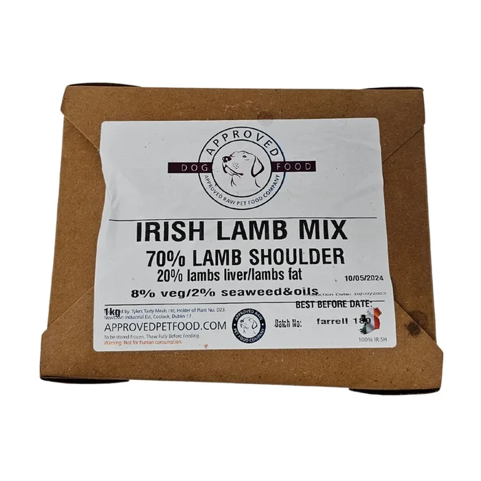 Approved Raw Irish Lamb & Veg