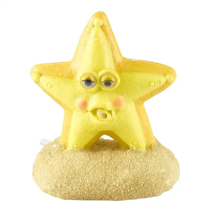 Aquarium decoration starfish action air Aqua Della [Size 8.5×5.7×10.3 cm]