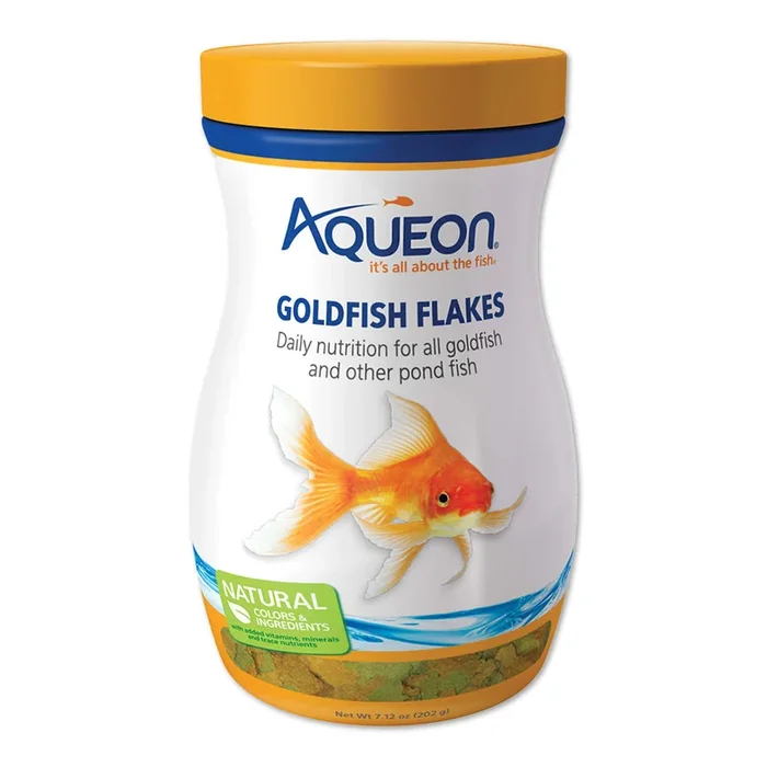 Aqueon Goldfish Flakes Fish Food 7.12-oz
