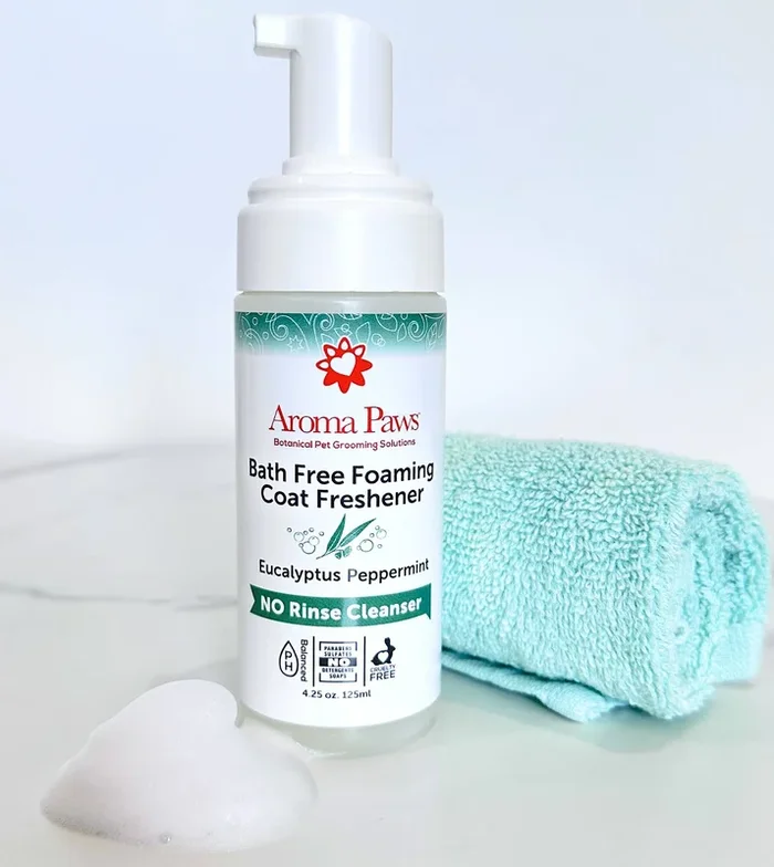 Aroma Paws – 4.25 oz. Bath Free Foaming Coat Freshener-Rinse Free Cleaner