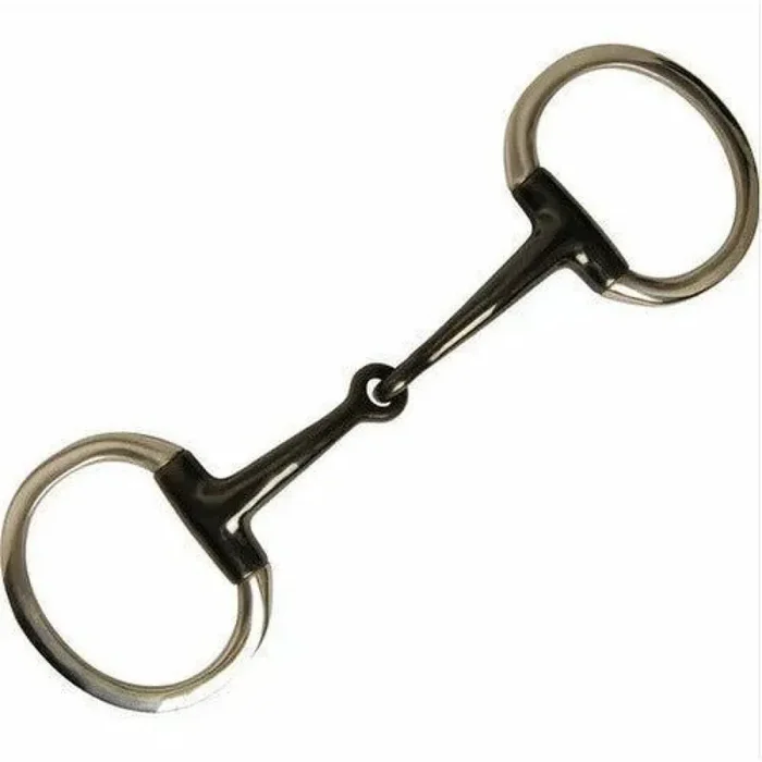 Articulated soft-iron snaffle bit for horses Weatherbeeta Korsteel