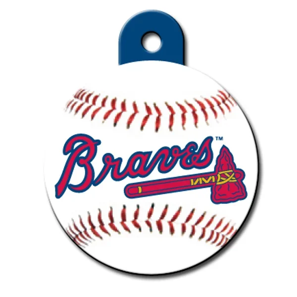 Atlanta Braves Engravable Pet I.D. Tag