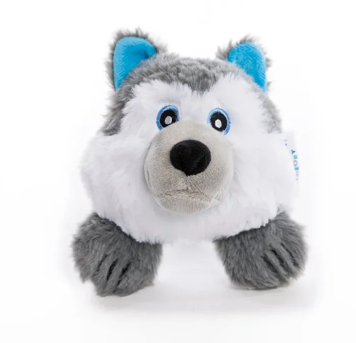 Attachment Theory Plush Squeaky Pup Ball for Dogs