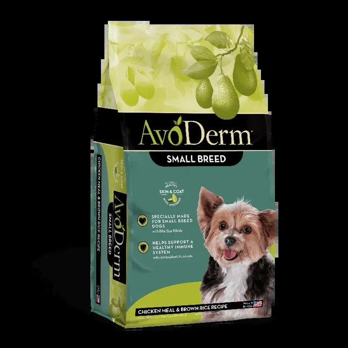 AvoDerm® Small Breed Chicken Meal & Brown Rice Recipe