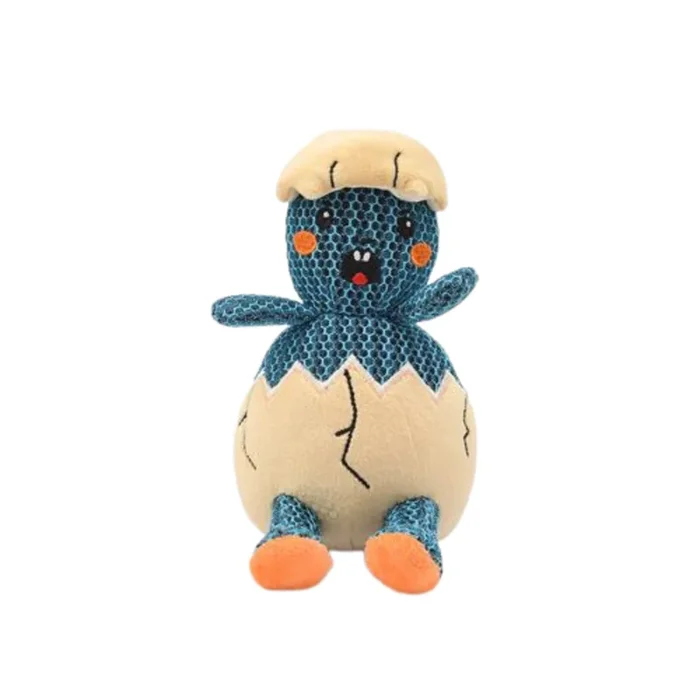 Baby Dinosaur Egg Plush Dog Toy