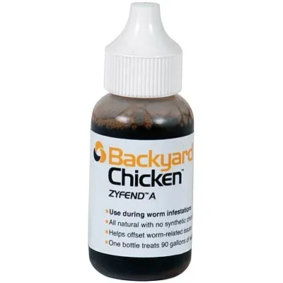 Backyard Chicken Zyfend A Chicken Dewormer, 30 mL