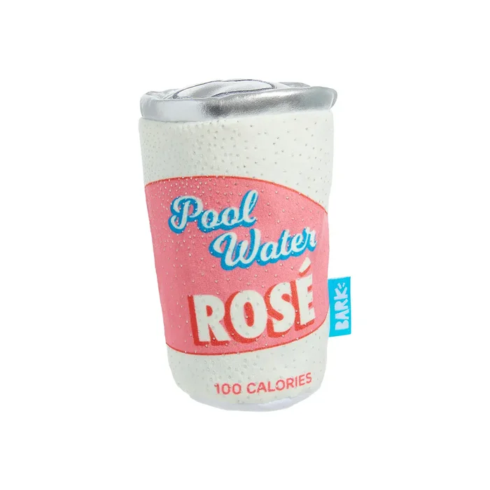BARK Plush Drink Dog Toy – Pool Water Rosé