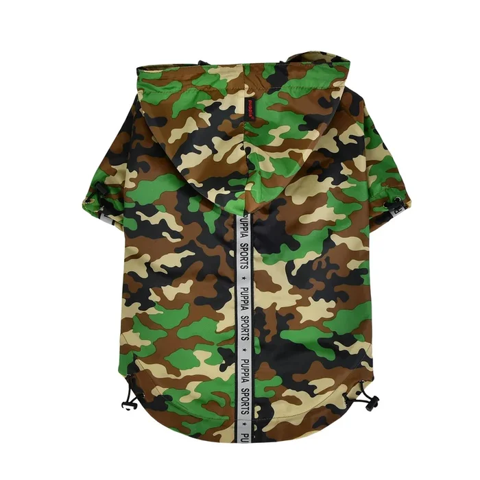 Base Jumper Windbreaker Dog Coat by Puppia – New Camo