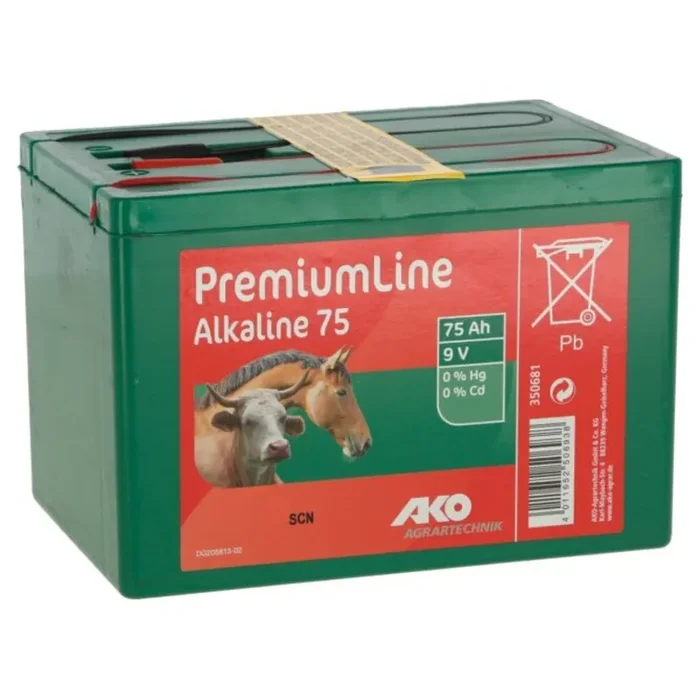 Battery Ako Alcaline 75 Ah, 9V [Size 75 Ah/9 V]