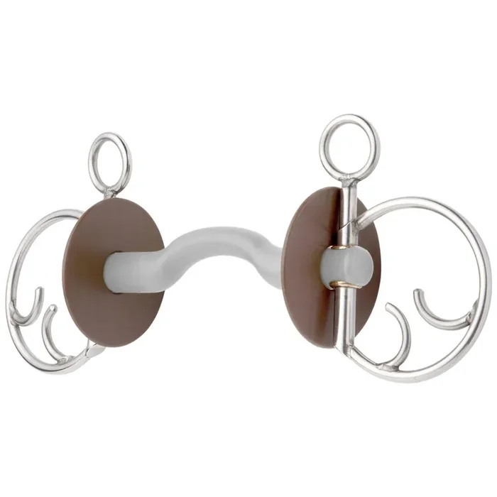 Baucher bit for horse with hard bar Beris