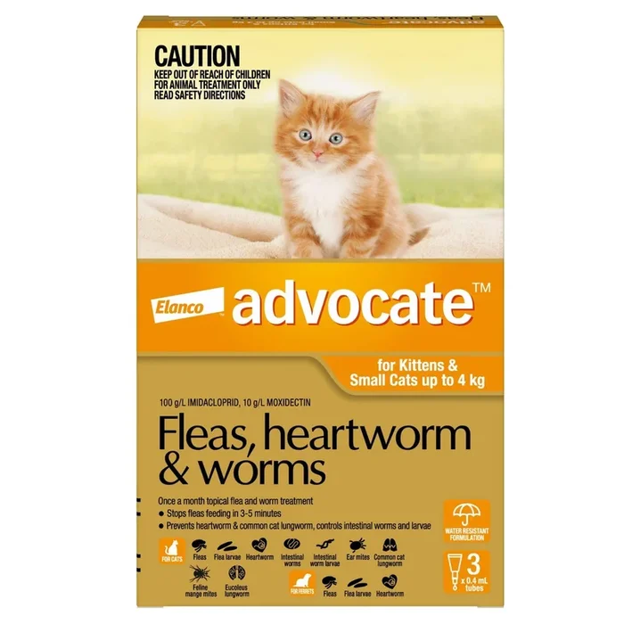 Bayer Elanco Advocate Spot On for Cats Upto 4kg
