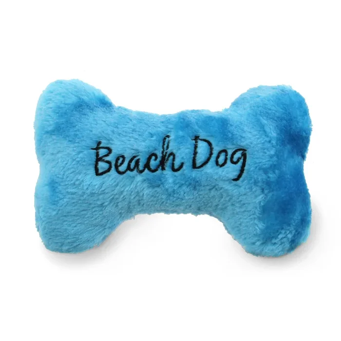 Beach Dog Bone Dog Toy – Blue