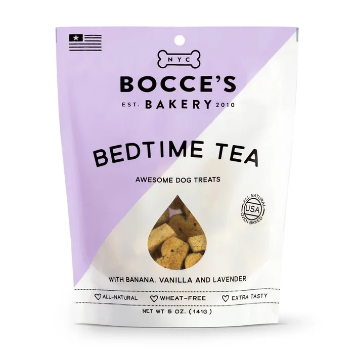 Bedtime Tea Dog Treats from Bocce’s Bakery